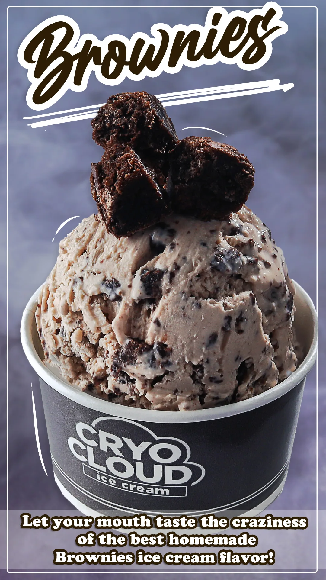 Brownies ice cream