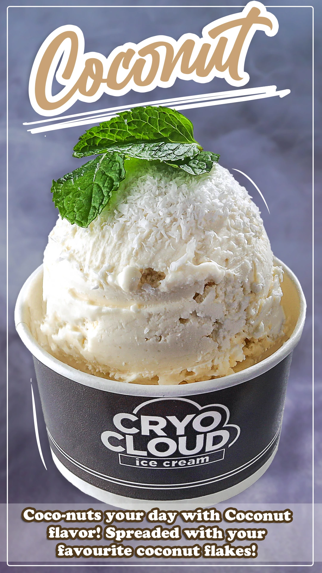 Coconut ice cream
