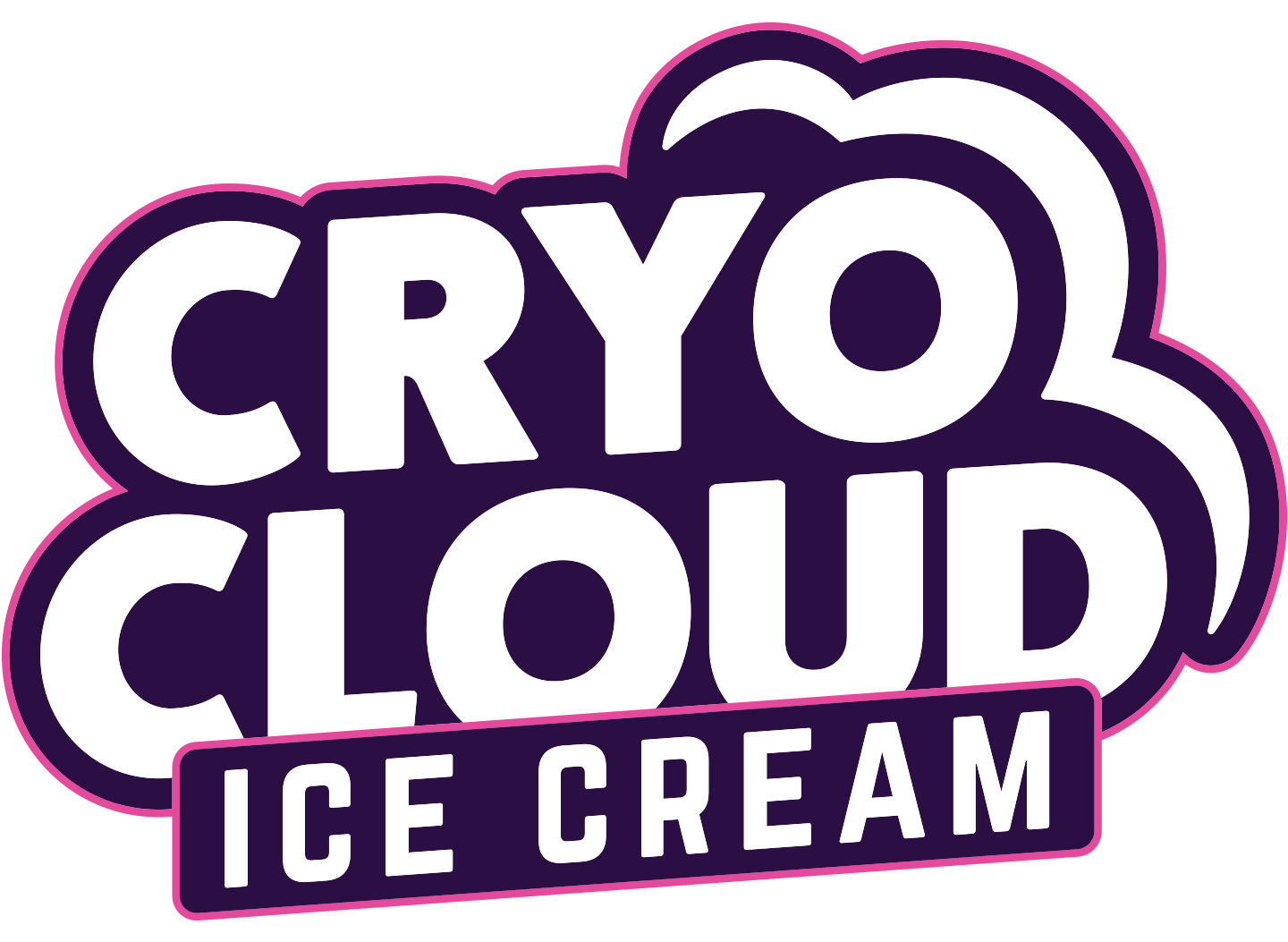 CryoCloud ice cream logo