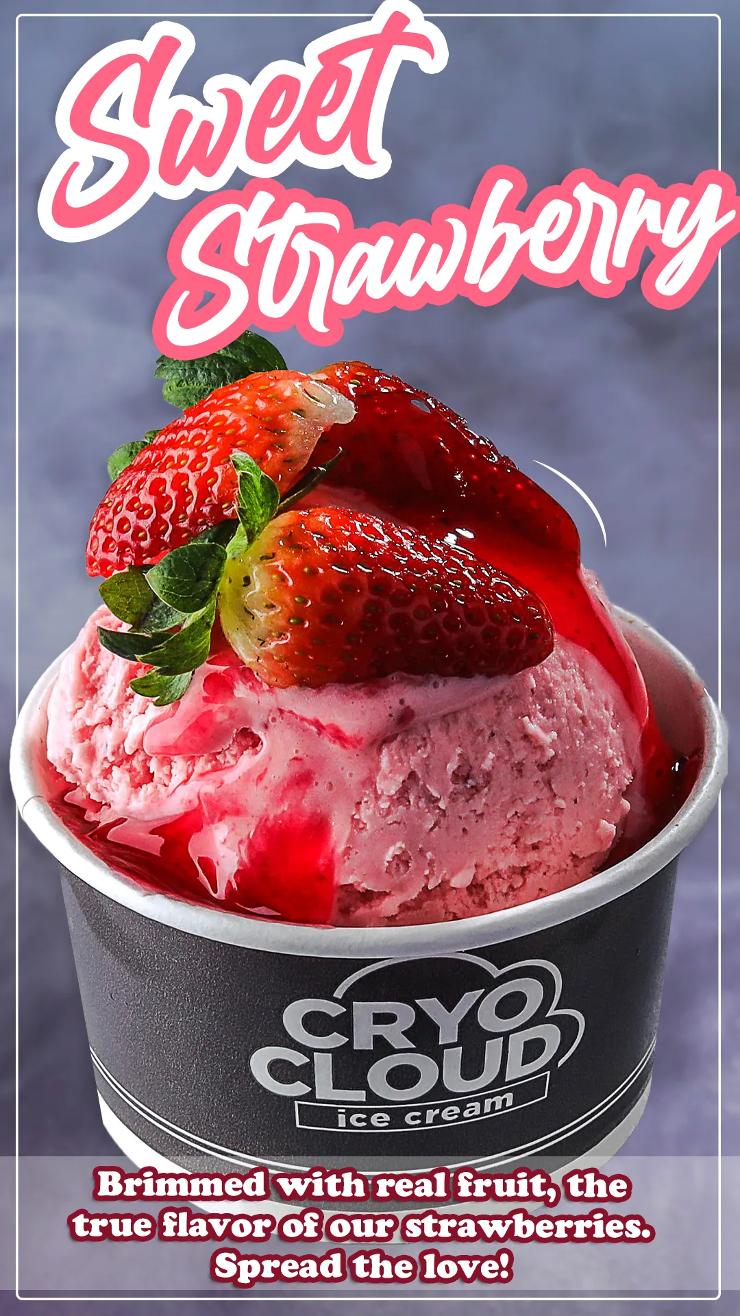 Strawberry ice cream